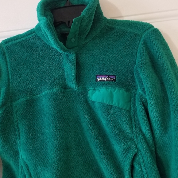 Patagonia Women's Impact Green Re Tool Snap T Fleece Pullover - Picture 10 of 11